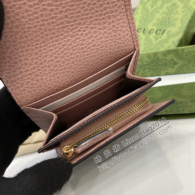 Gucci專櫃古馳最新款Ophidia系列短款女士錢包錢夾 jh2473型號：598587